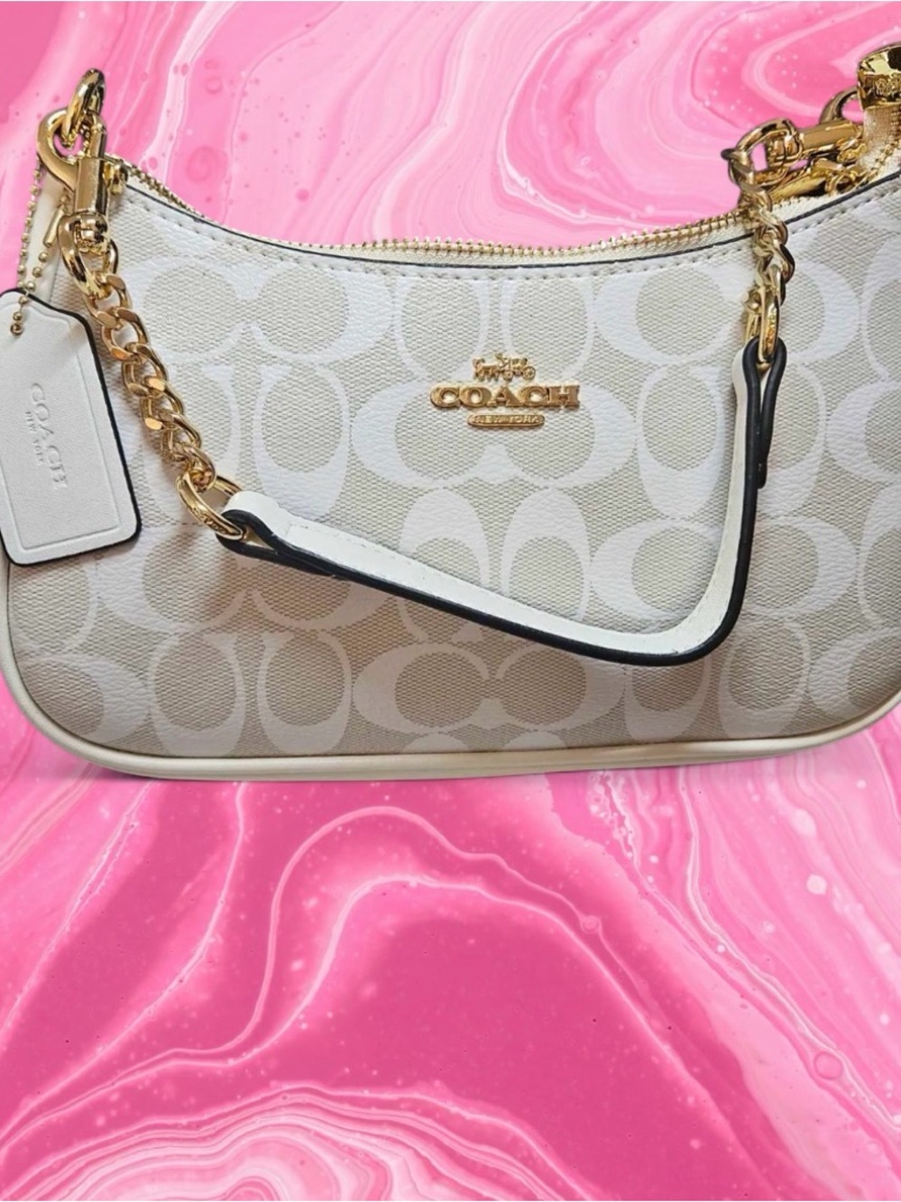 Teri shoulder bag - white